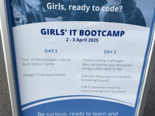 Girls Day 2025 - Design Thinking Workshop in der Europäischen Zentralbank in Frankfurt