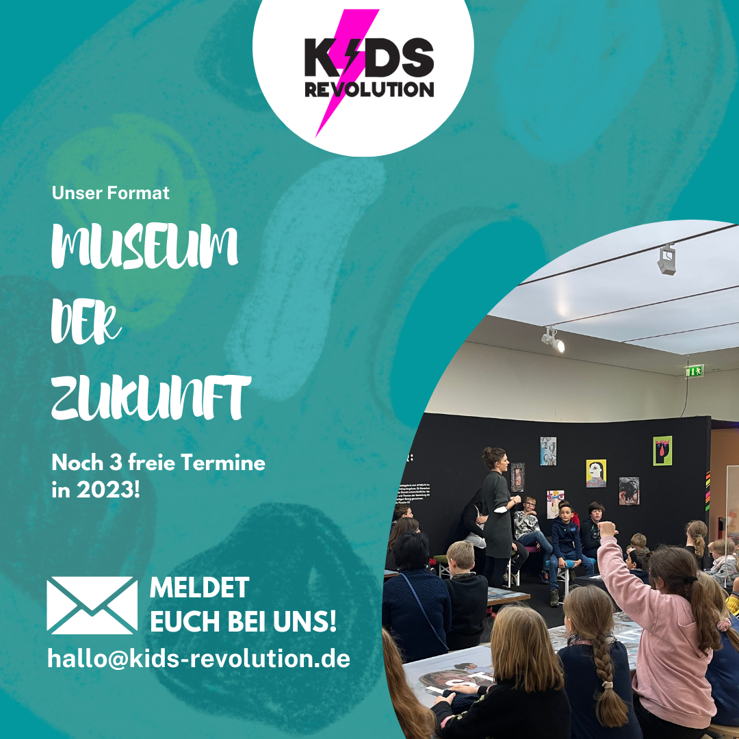 Termine in 2023 für Projekttage „Museum der Zukunft“ noch frei.