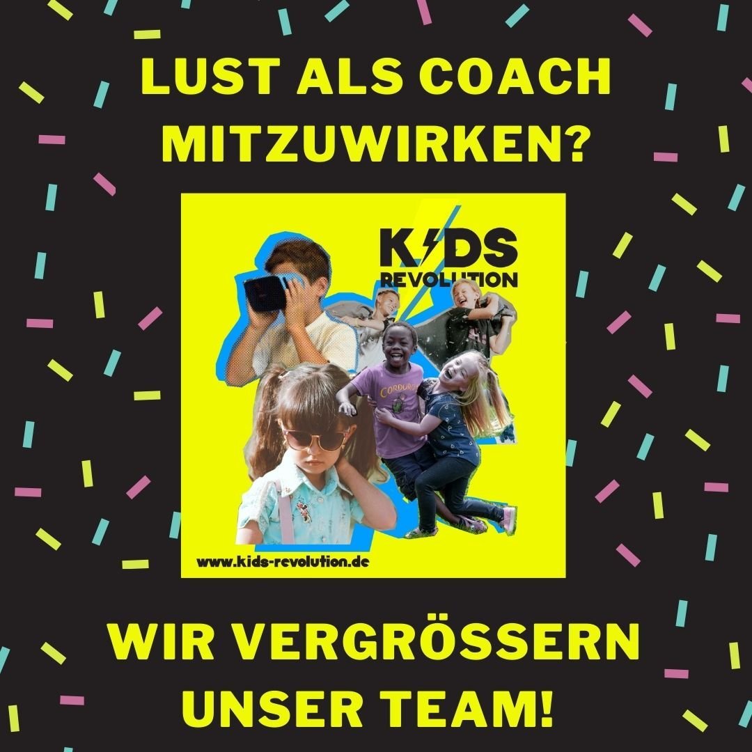 KIDS REVOLUTION sucht Coaches!