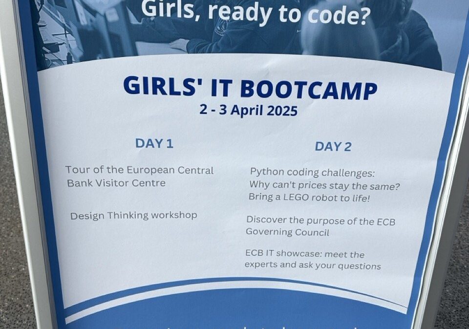 Girls Day 2025 – Design Thinking Workshop in der Europäischen Zentralbank in Frankfurt