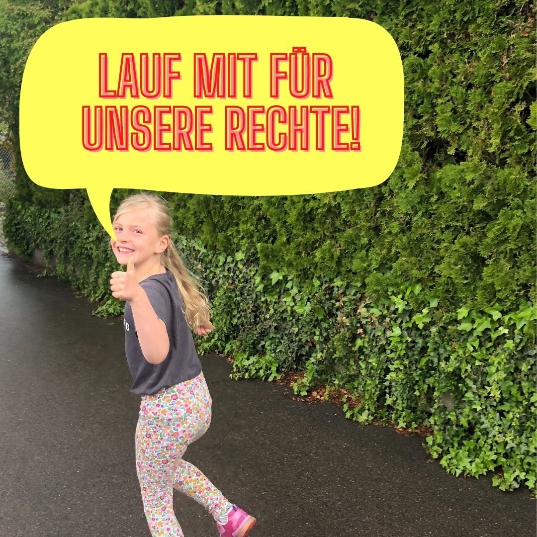 Die KIDS REVOLUTION laufen für Kinderrechte!